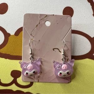Kuromi *sparkly* earrings